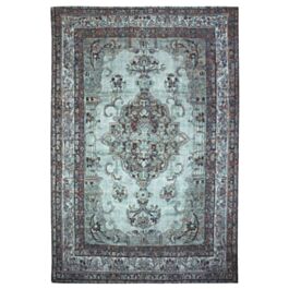 fournisseur specialiste deco linge de maison depuis 40 ans tapis oriental vintage bleu 145x200cm tapis classiques tapis d orient tapis ethnique thedecofactory com