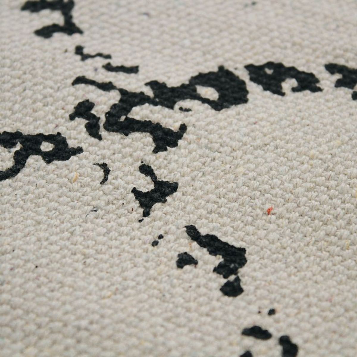 Petit tapis berbère losange 100% coton