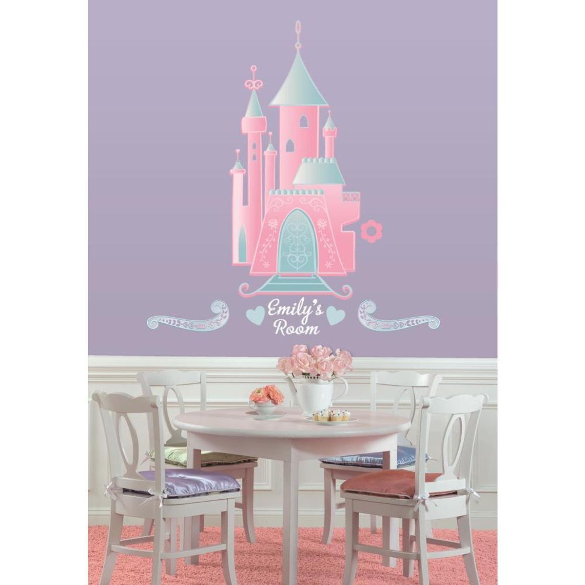 Sticker château de Princesse - Decoration fille