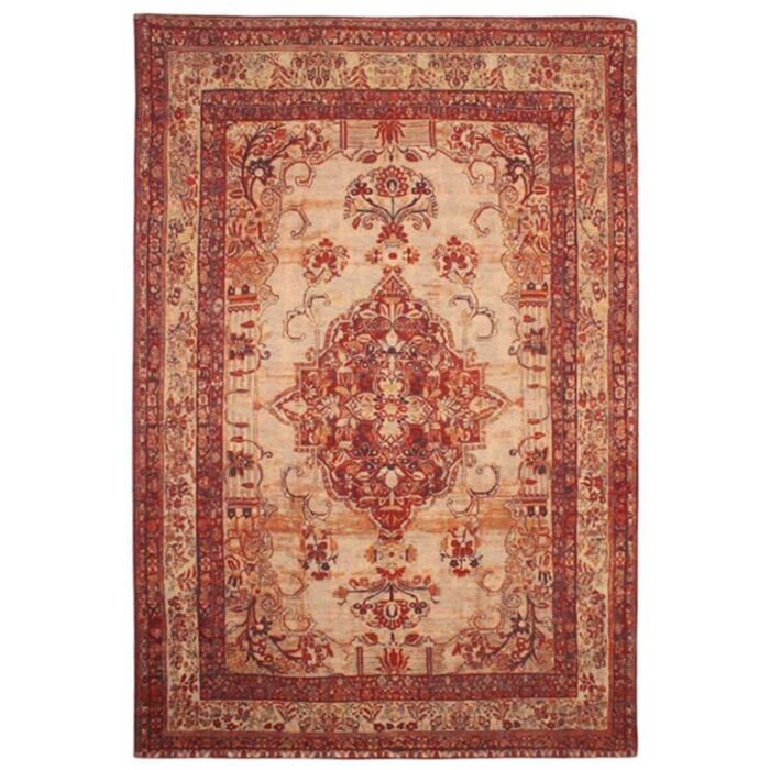 fournisseur specialiste deco linge de maison depuis 40 ans tapis oriental vintage rouge 145x200cm tapis classiques et d orient thedecofactory com
