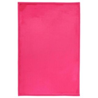 Tapis Flanelle fuchsia 60x90cm extra doux