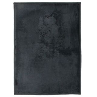 Tapis extra doux noir 160x230cm Flanelle