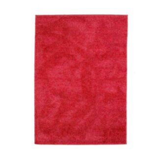 tapis loft shaggy rouge photo ambiance