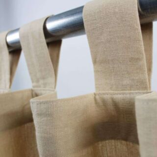 JAZZ rideau à pattes coton (140x250cm) lin