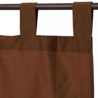 Photo ambiance voilage Safari marron