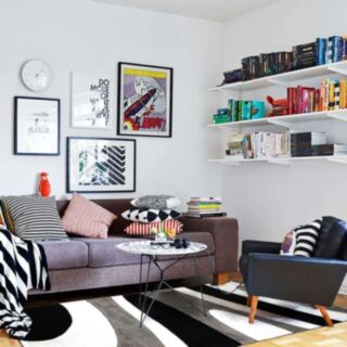 Photo ambiance salon tapis Sienna