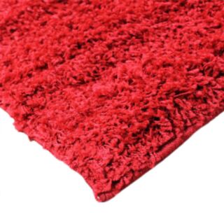 Tapis Jazz Shaggy rouge
