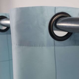 Rideau à oeillets William 150x250cm bleu ciel - photo ambiance